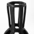 Brunel Vase (Petit - Céramique en Forme De Tambour Noir)