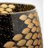 Mojave Vase (Large - Black & Gold Detail Glass)