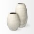 Reyan Floor Vase (29H - White Ceramic)