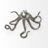 Strafford (Petit - Octopus en Résine Argentée)