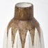 Sisko Vase (Short - Rustic Brown White Ceramic)