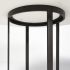 Tanner Dining Table (Round - White Marble & Black Metal)