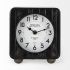 Karl Table Clock (Rustic Black Iron Rounded Square)