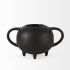 Cyrus Spherical Decorative Vase (Black)