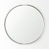 Adrianna Wall Mirror (Gold Metal Round Mirror)