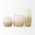 Agnetha Vase (Short - Gold & Cream Ombre Glass)