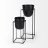 Bumble Plant Stand (Set of 2 - Black)