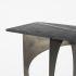 Reinhold Console Table (Black Marble &  Metal)