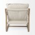Brayden Accent Chair (Light Brown Wood with Beige Fabric Seat)