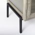 End Table (Arelius Grey Wood with Black Metal Frame)