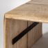 San Coffee Table (Andreas Rectangular Brown Solid Wood Top & Base)