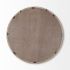 Gambit Wall Mirror (46 In Round - Light Brown Wood)