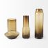 Amrita Vase (Small - Golden Brown Glass)