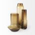 Amrita Vase (Small - Golden Brown Glass)