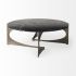 Reinhold Coffee Table (Round - Black Marble & Gold Metal)