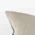 Raquel Decorative Pillow (13x21 - Beige & Black Fabric Plaid Cover)