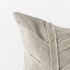 Ivivva Decorative Pillow (14x26 - Beige Fabric Textured Cover)