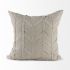 Ivivva Decorative Pillow (20x20 - Beige Fabric Textured Cover)