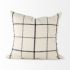 Susan Decorative Pillow (18x18 - Cream With Black Details Cover)