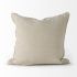 April Decorative Pillow (20x20 - Brown & Cream Woven Pattern Cover)