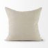 Lacey Decorative Pillow (20x20 - Beige & White Cover)
