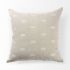 Lacey Decorative Pillow (20x20 - Beige & White Cover)