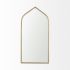 Giovanna Wall Mirror (Gold Metal Frame Ogee Arch)