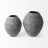 Gobi Floor Vase (Large - Grey Ceramic)