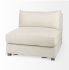 Valence Modular Sofa (4 Piece Set with Two Ottomans - Beige)