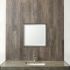 Bathroom Vanity Mirror (24x24 - Black & Grey Beveled Frame)