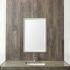 Bathroom Vanity Mirror (24x36 - Grey Beveled Frame)