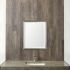 Bathroom Vanity Mirror (24x30 - Silver Beveled Frame)