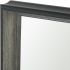 Bathroom Vanity Mirror (18x24 - Black & Grey Faux Wood Frame)