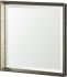 Bathroom Vanity Mirror (24x24 - Pewter & Antique Champagne Beveled Frame)