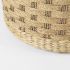 Michelle Pouf (Light Brown Woven Seagrass Round)