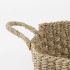 Emra Baskets (Set of 3 - Light Brown Seagrass Rectangular Basket with Handles)