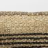 Emma Baskets (Set of 2 - Light Brown Seagrass Rectangular Basket with Black Stripes)