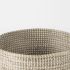 Maddie Basket with Handles (Set of 3 - Light Brown with White Dipped Seagrass)