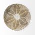 Mekhi Wall Hanging Plate (Light Brown Seagrass with White String Round)
