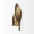 Clarence Wall Sconce (Metal Hammered Gold Round)