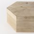 Elyse Boxes (Set of 2 - Brown Wooden Hexagonal)