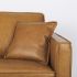 D'Arcy Sectional Sofa (Left Chaise - Tan Leather)