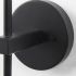 Clyde Wall Sconce (Matte Black with Glass Round)