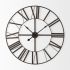 Pender Wall Clock (40 In - Brown Metal)