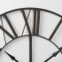 Pender Wall Clock (40 In - Brown Metal)