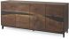 Hemlock Sideboard  (Brown Wood & Black Resin)