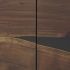 Hemlock Sideboard  (Brown Wood & Black Resin)