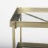 Trey Console Table (Gold Metal &  Glass)