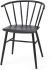Colin Dining Chair (Black  Metal)