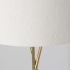 Ambrose Floor Lamp (Gold Metal & Cream  Shade)